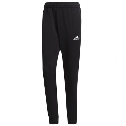 Dres męski adidas Essenttials Tracksuit szaro-czarny GK9975 Dres męski adidas Essenttials Tracksuit szaro-czarny GK9975
