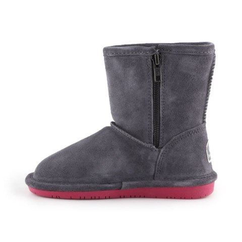 Buty zimowe BearPaw Emma Toddler Zipper Jr 608TZ-903 Charcoal Pomberry