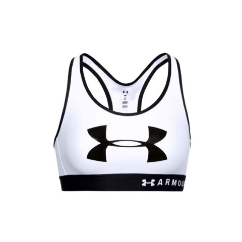 Stanik sportowy Under Armour Mid Keyhole Graphic Bra W 1344333-100 Stanik sportowy Under Armour Mid Keyhole Graphic Bra W 1344333-100
