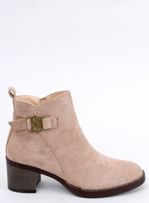 Botki klasyczne na obcasie MARSHA KHAKI Botki klasyczne na obcasie MARSHA KHAKI