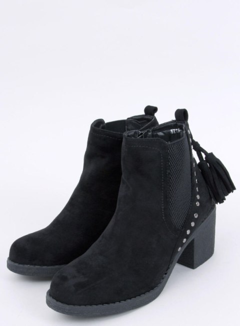 Botki na obcasie LOGUE BLACK Botki na obcasie LOGUE BLACK