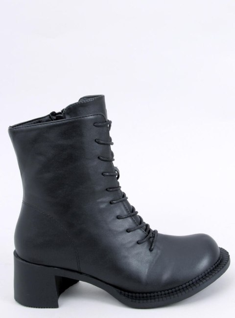 Botki na obcasie ROLLO BLACK Botki na obcasie ROLLO BLACK