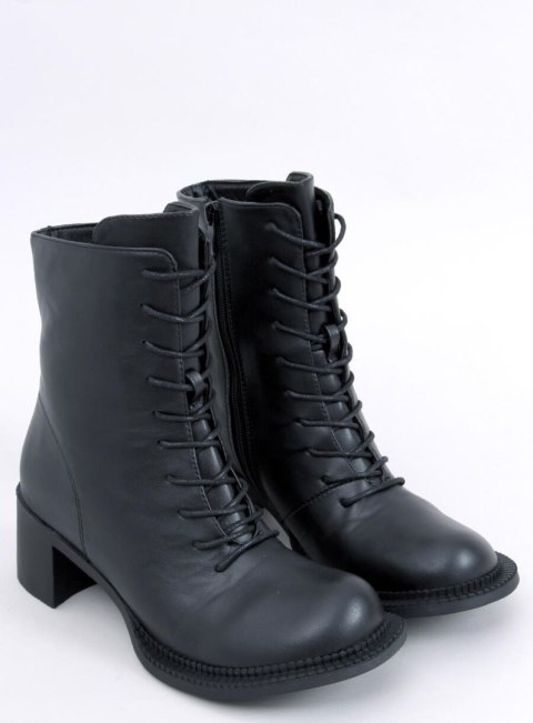 Botki na obcasie ROLLO BLACK Botki na obcasie ROLLO BLACK
