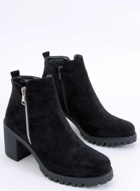 Botki na obcasie SADIE BLACK SUEDE