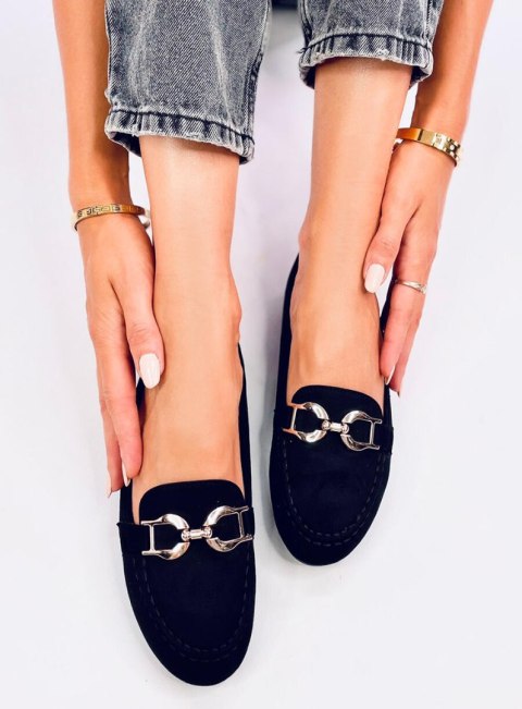 Mokasyny damskie CATALINA BLACK Mokasyny damskie CATALINA BLACK
