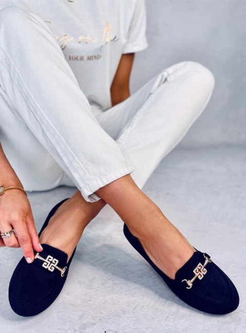 Mokasyny damskie CHLOE NAVY Mokasyny damskie CHLOE NAVY