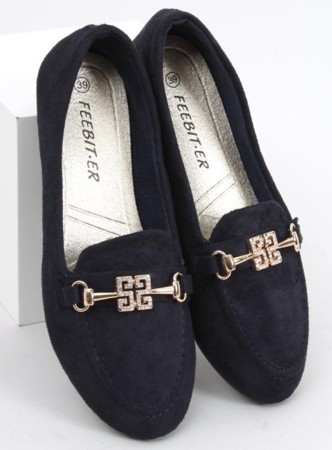 Mokasyny damskie CHLOE NAVY Mokasyny damskie CHLOE NAVY