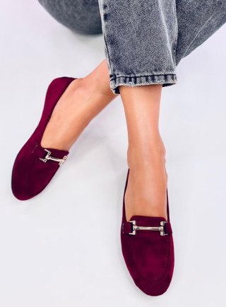 Mokasyny damskie KUBRA WINE