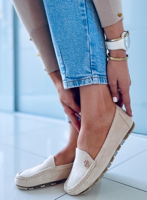 Mokasyny damskie SEKUE BEIGE Mokasyny damskie SEKUE BEIGE