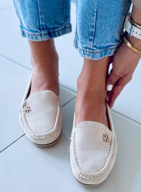 Mokasyny damskie SEKUE BEIGE Mokasyny damskie SEKUE BEIGE