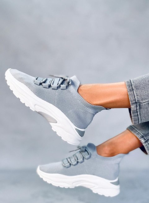 Buty sportowe skarpetkowe VESCO GREY