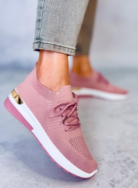 Buty sportowe skarpetkowe WELO PINK