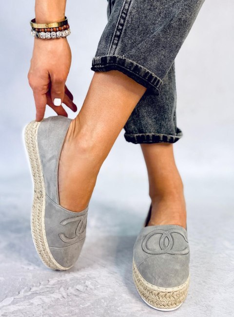 Espadryle chanelki WELA GREY Espadryle chanelki WELA GREY
