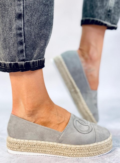 Espadryle chanelki WELA GREY Espadryle chanelki WELA GREY