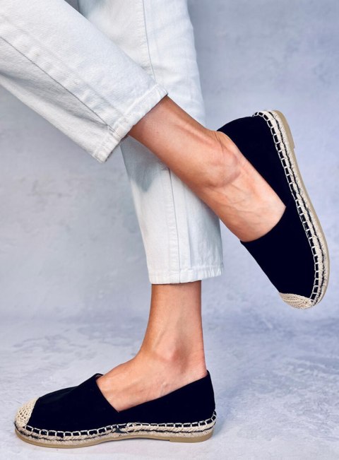 Espadryle z wycięciem PHAIR BLACK