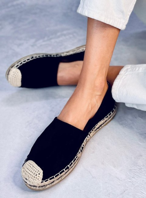 Espadryle z wycięciem PHAIR BLACK