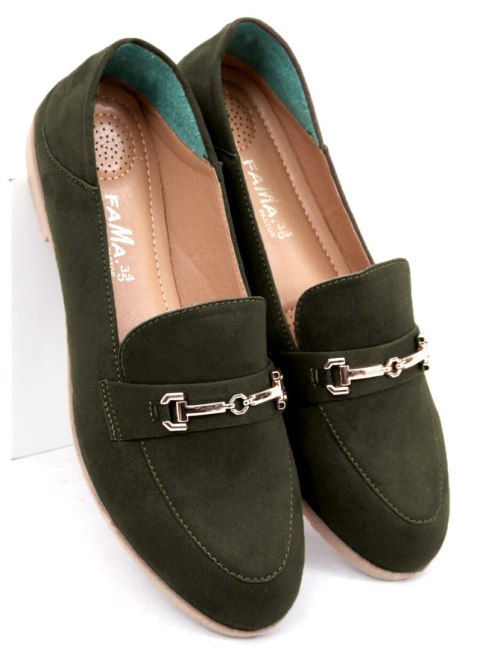 Mokasyny damskie JUSS GREEN Mokasyny damskie JUSS GREEN