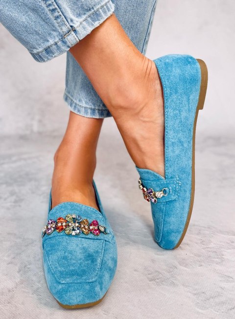 Mokasyny z cyrkoniami DAVITIAN BLUE Mokasyny z cyrkoniami DAVITIAN BLUE