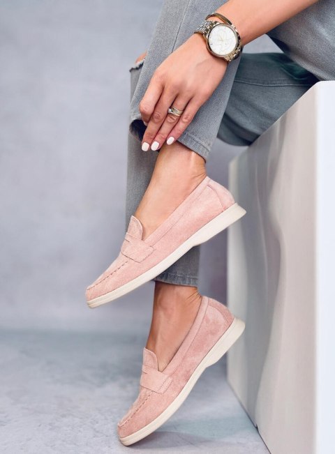 Mokasyny zamszowe BLUM PINK Mokasyny zamszowe BLUM PINK