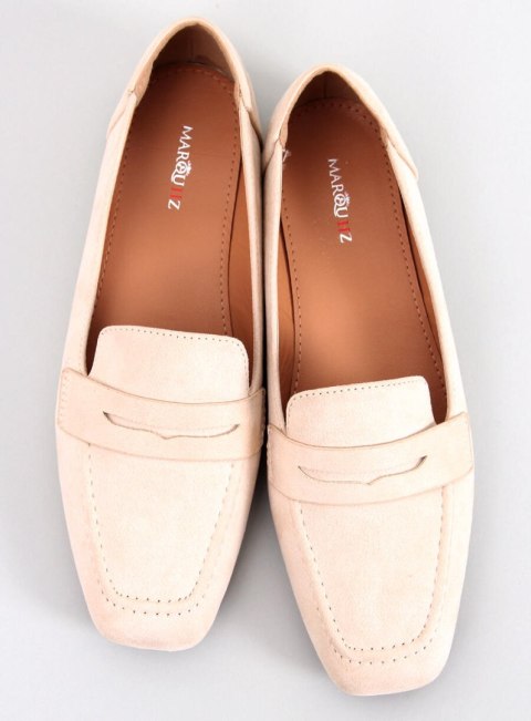 Mokasyny zamszowe klasyczne CLASS BEIGE Mokasyny zamszowe klasyczne CLASS BEIGE