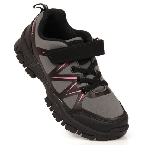 Buty trekkingowe na rzep American Club Jr AM902A szare