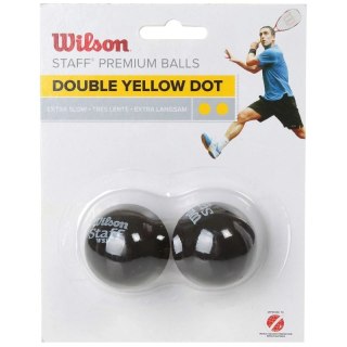 Piłki do squasha Wilson Staff Squash Double Yellow Dot Ball WRT617600