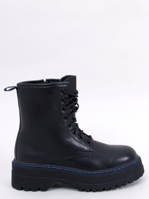 Botki glany na platformie HAMEL BLACK/BLUE Botki glany na platformie HAMEL BLACK/BLUE