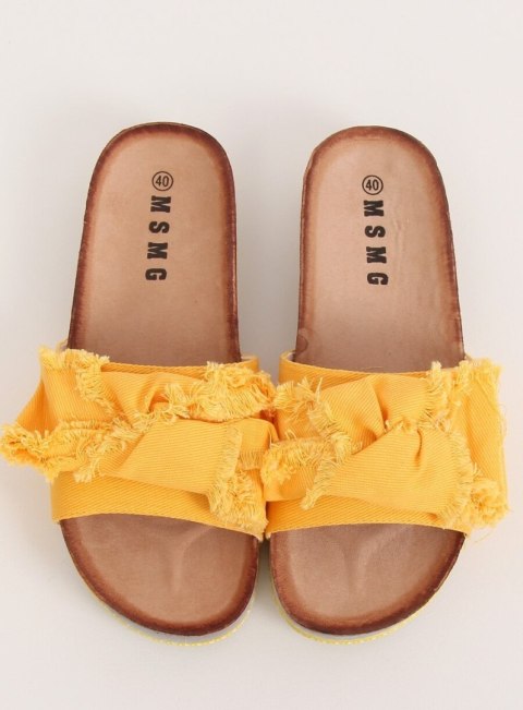 Klapki damskie FEARY YELLOW Klapki damskie FEARY YELLOW