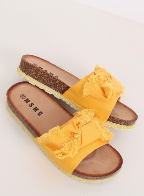 Klapki damskie FEARY YELLOW Klapki damskie FEARY YELLOW