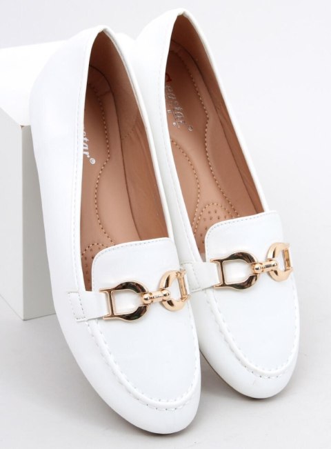Mokasyny damskie AMIYA WHITE Mokasyny damskie AMIYA WHITE