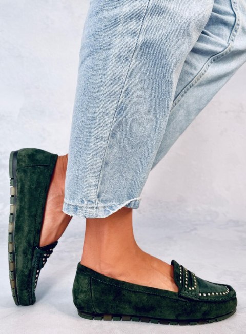 Mokasyny damskie DEYS GREEN Mokasyny damskie DEYS GREEN