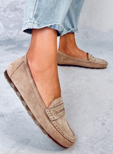 Mokasyny damskie DEYS KHAKI Mokasyny damskie DEYS KHAKI