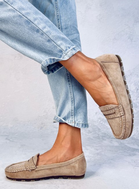 Mokasyny damskie DEYS KHAKI Mokasyny damskie DEYS KHAKI