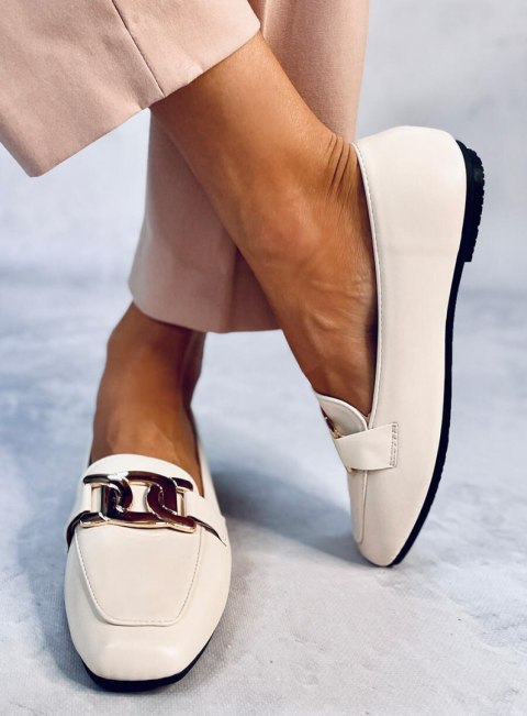 Mokasyny damskie PAOLA BEIGE Mokasyny damskie PAOLA BEIGE