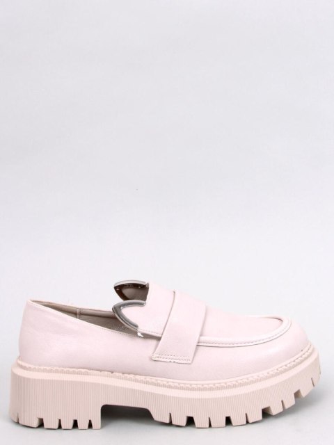 Mokasyny na platformie z uszkami BUNNIES BEIGE Mokasyny na platformie z uszkami BUNNIES BEIGE