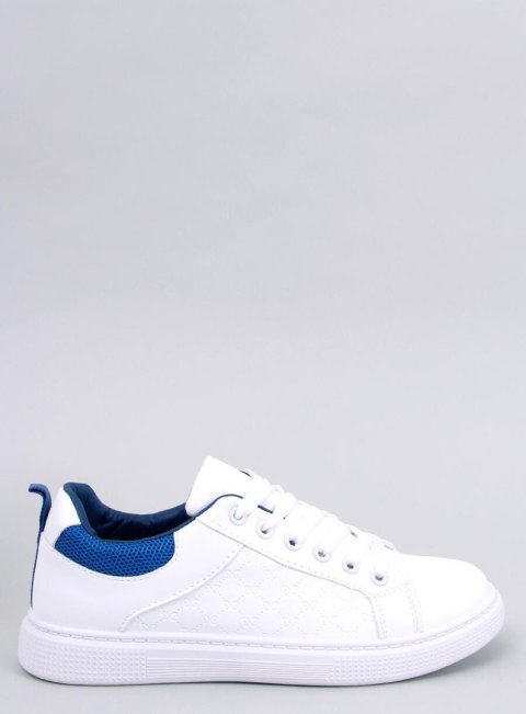 Trampki damskie KEELER WHITE/ROYALBLUE