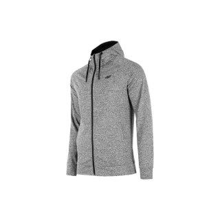 Bluza 4F M H4Z22-BLMF350 chłodny jasny szary melanż