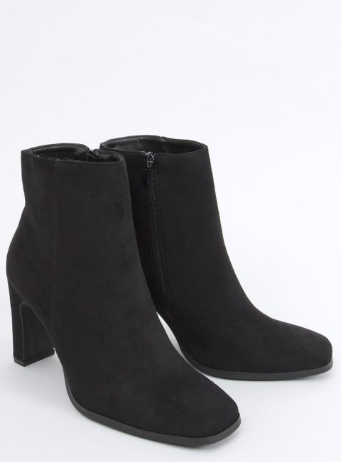 Botki na obcasie MADISON BLACK SUEDE Botki na obcasie MADISON BLACK SUEDE