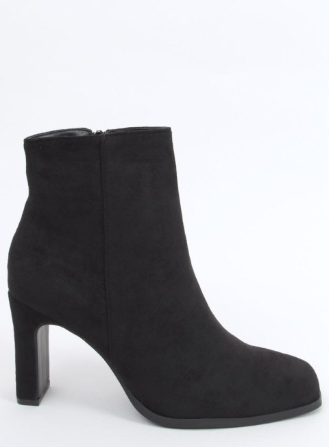 Botki na obcasie MADISON BLACK SUEDE Botki na obcasie MADISON BLACK SUEDE