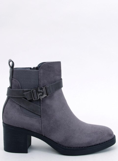 Botki na stabilnym obcasie YONDA GREY Botki na stabilnym obcasie YONDA GREY