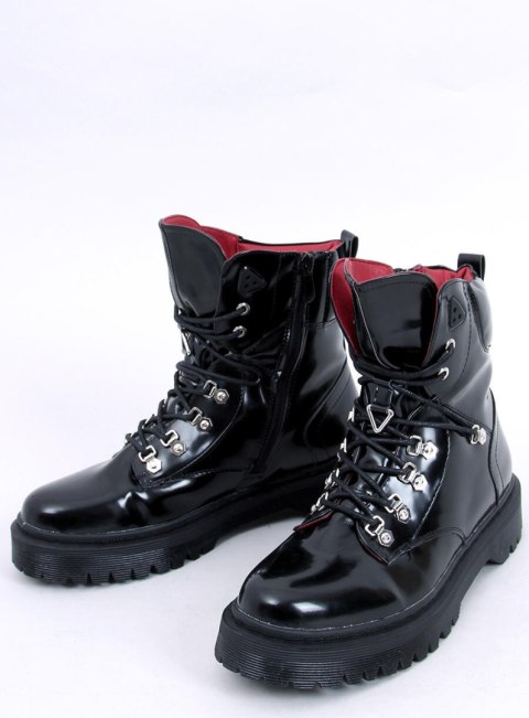 Botki sznurowane KARI BLACK Botki sznurowane KARI BLACK