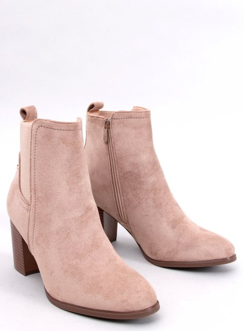 Botki klasyczne na obcasie ROSEY KHAKI Botki klasyczne na obcasie ROSEY KHAKI