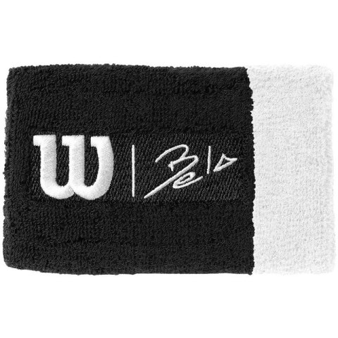 Frotka, opaska na rękę Wilson Bela Extra Wide Wristband II WRA813303