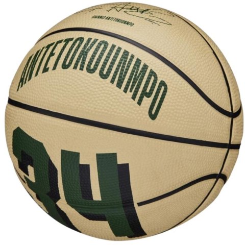 Piłka do koszykówki Wilson NBA Player Icon Giannis Antetokounmpo Mini Ball WZ4007501XB