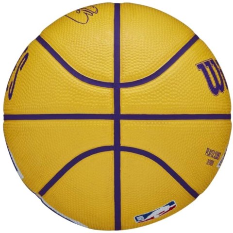 Piłka do koszykówki Wilson NBA Player Icon LeBron James Mini Ball WZ4007201XB