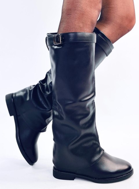 Kozaki z podwójną cholewką ANNSE BLACK Kozaki z podwójną cholewką ANNSE BLACK