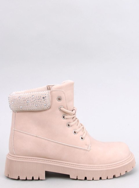 Traperki damskie ocieplane LEODE BEIGE Traperki damskie ocieplane LEODE BEIGE