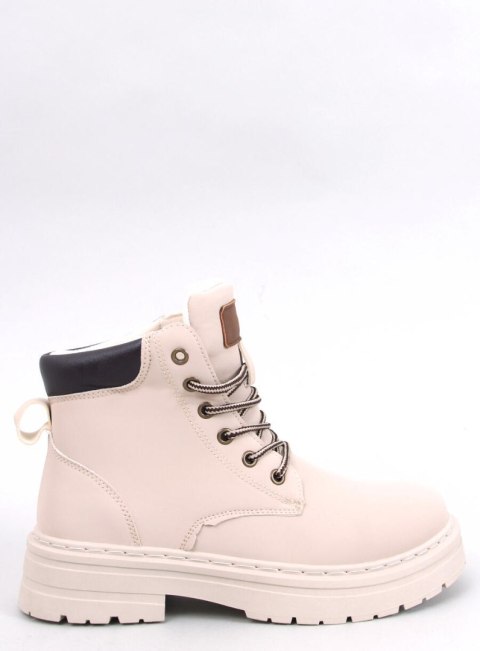 Traperki damskie timberki KELLERS BEIGE Traperki damskie timberki KELLERS BEIGE