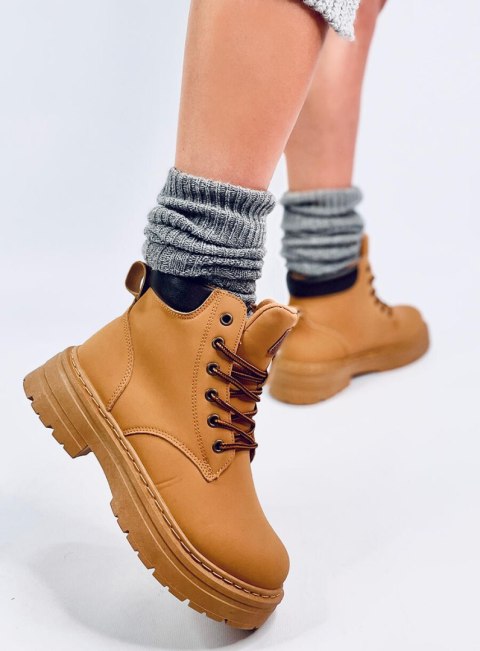 Traperki damskie timberki KELLERS CAMEL Traperki damskie timberki KELLERS CAMEL