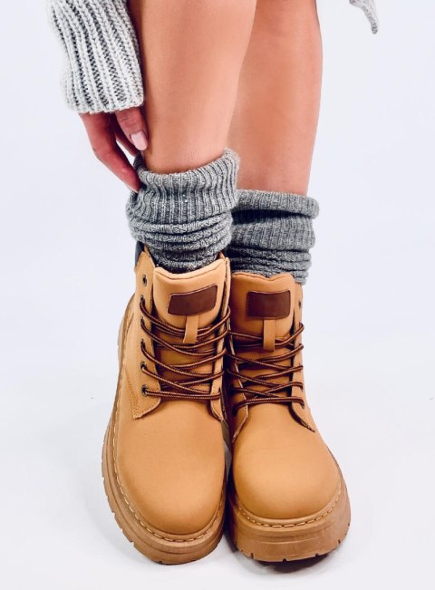 Traperki damskie timberki KELLERS CAMEL Traperki damskie timberki KELLERS CAMEL